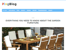 Tablet Screenshot of pingblog.net